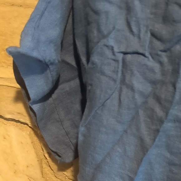 TERZO MILLENNIO Blue Blouse Top - Picture 7 of 7